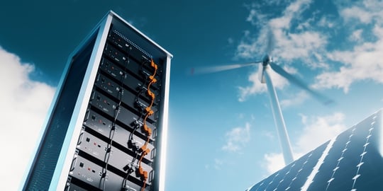 Energy storage system in lithium battery modules