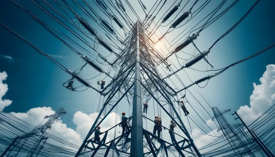 Power pole energy infrastructure